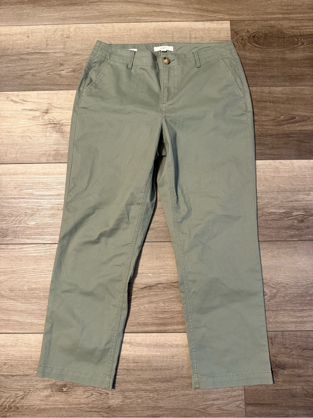 LOFT Olive Green Chino Pants